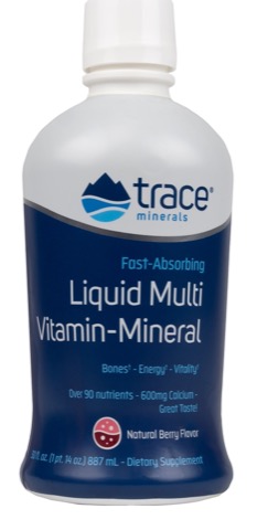 Trace Minerals  Liquid Multi Vitamin-Mineral Berry Flavor 30 oz.
