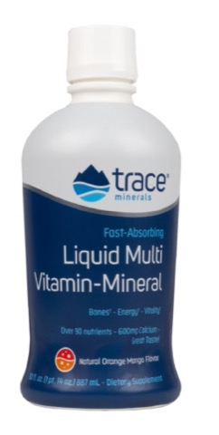 Trace Minerals  Liquid Multi Vitamin-Mineral Orange Mango 30 oz.