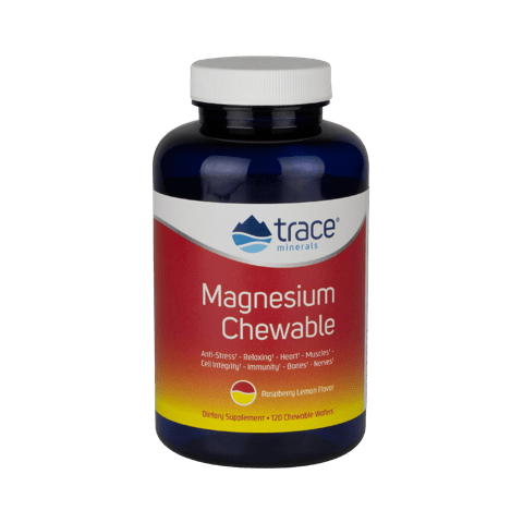 Trace Minerals  Magnesium Chewable - Raspberry Lemon 120 count