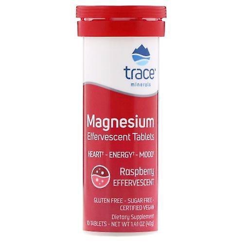 Trace Minerals  Magnesium Effervescent Tablets - Raspberry - 4 tube box  4 tube box