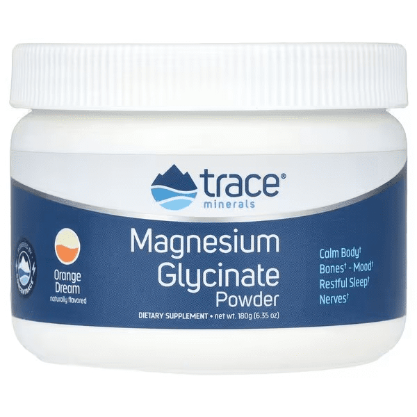 Trace Minerals Magnesium Glycinate Powder Orange Dream  6.35 oz