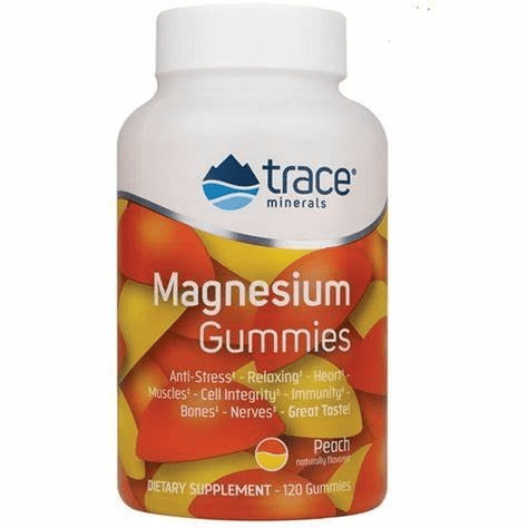 Trace Minerals  Magnesium Gummies - Peach 120 ct