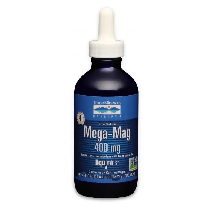 Trace Minerals  Liquid Mega-Mag 400mg 4 oz.