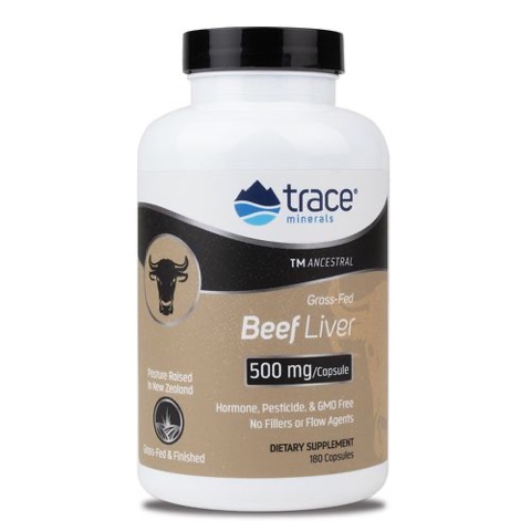 Trace Minerals  TMAncestral Beef Liver Capsules 180 caps