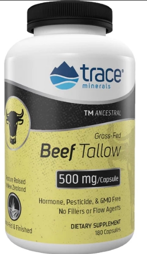 Trace Minerals  TMAncestral Beef Tallow Capsules 180 caps