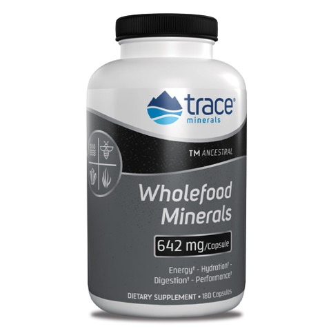 Trace Minerals  TMAncestral Wholefood Minerals Capsules 180 caps