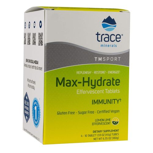 Trace Minerals  TMSPORT - Max-Hydrate Immunity 4 tube box  4 tube box