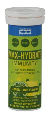 Trace Minerals  TMSPORT - Max-Hydrate Immunity Tube 10 Tablets