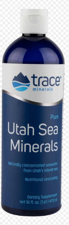 Trace Minerals  Utah Sea Minerals 10 oz.*NEW PKG*