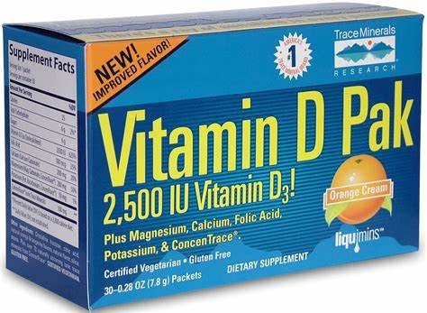Trace Minerals Vitamin D Pak 30 paks