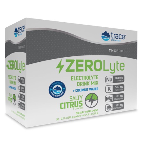 Trace Minerals  ZeroLyte - Salty Citrus 30 packets