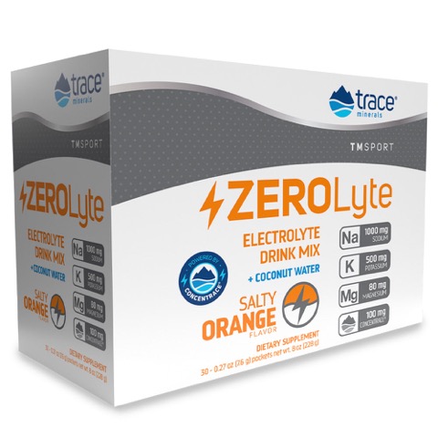 Trace Minerals  ZeroLyte - Salty Orange 30 packets