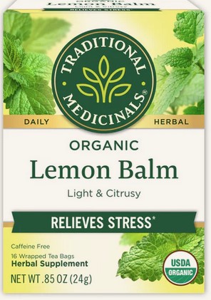Traditional Medicinals Teas Lemon Balm Tea 16 bag