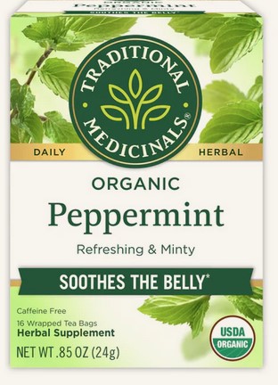 Traditional Medicinals Teas Organic Classic Peppermint Tea 16 bag