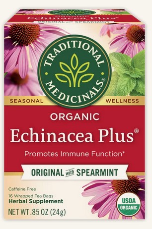 Traditional Medicinals Teas Organic Echinacea Plus Tea 16 bag