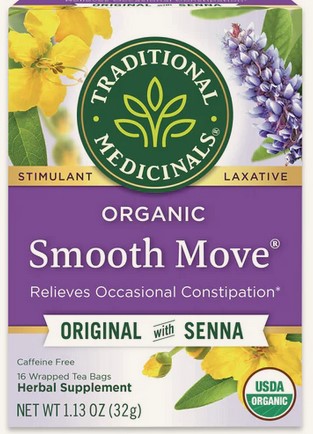 Traditional Medicinals Teas Smooth Move Senna Tea 16 bag
