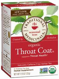 Traditional Medicinals Teas Throat Coat Tea 16 bag