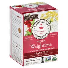 Traditional Medicinals Teas Weightless Tea Cranberry 16 bag