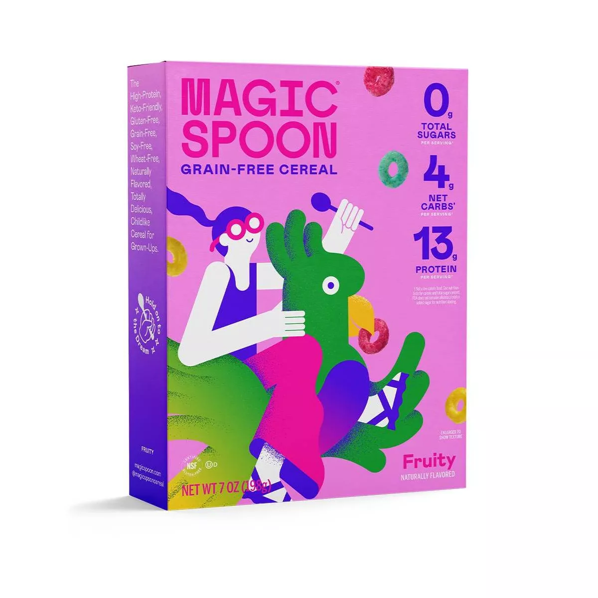 Magic Spoon Grain - Free Cereal 7oz box Fruity Flavor