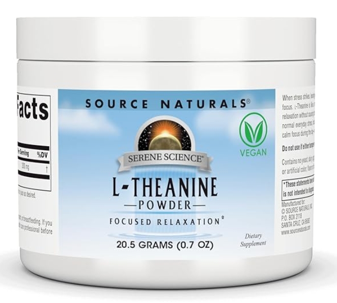 Source Naturals L-Theanine Powder 20.5 gm