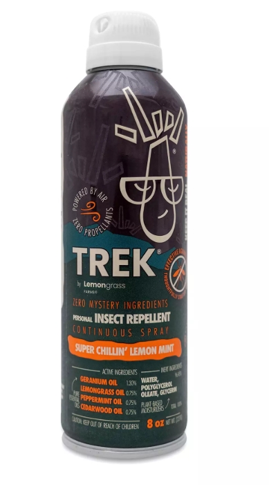 Trek  Personal Insect Repellent Super Chillin' Lemon Mint Scent 8oz
