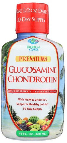 Tropical Oasis Liquid Glucosamine/Chondroitin 16 OZ