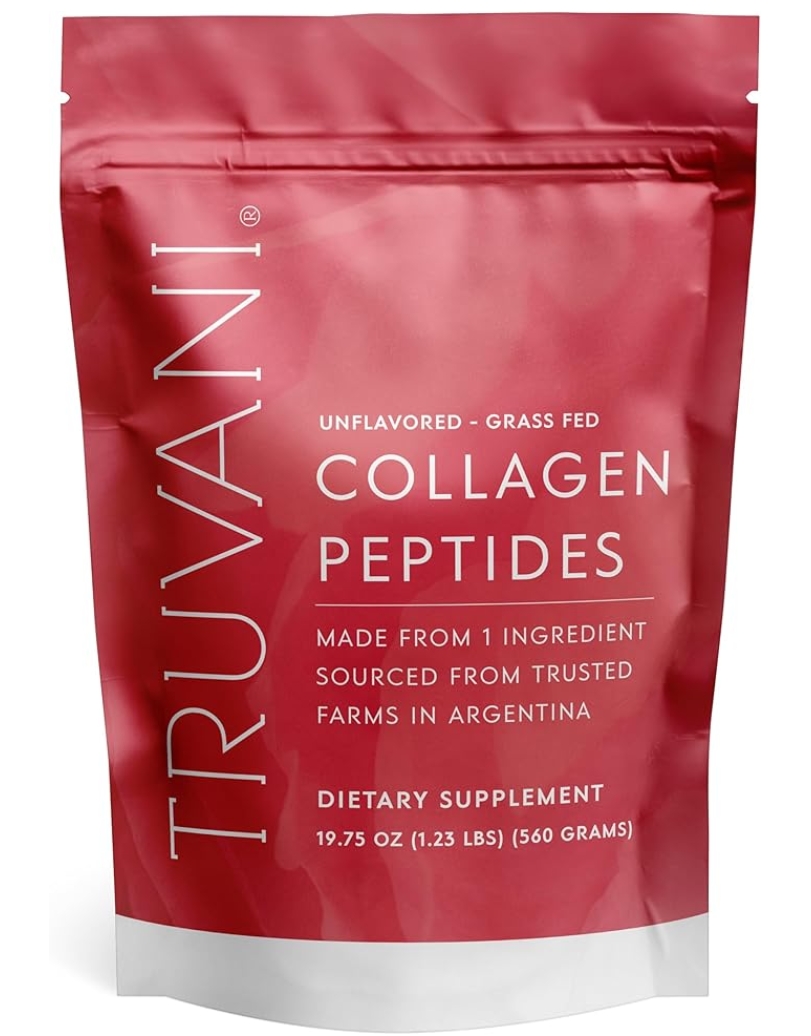 Truvani Hydrolyzed Collagen Peptides 1.23lbs Unflavored 28 Servings 