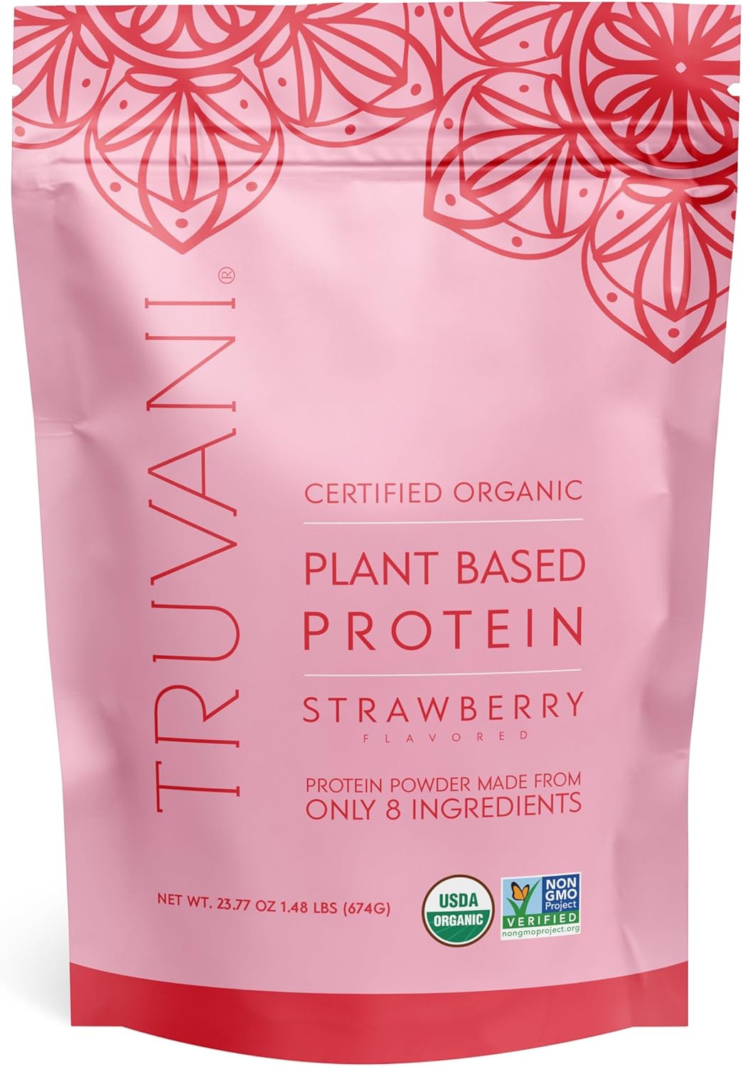 Truvani Plant Base Protein 1.48pnds 20 servings Strawberry