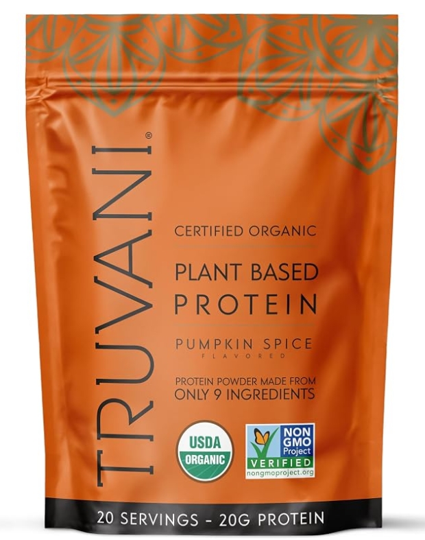Truvani Plant Base Protein 1.3pnds 20 servings Pumpkin