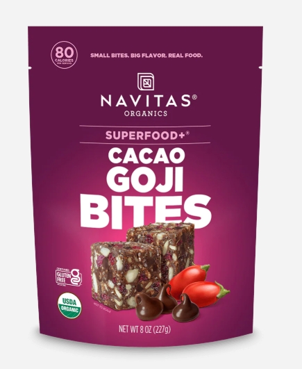 Navitas Super Food + Cacao Goji Bites  11 Servings 8oz