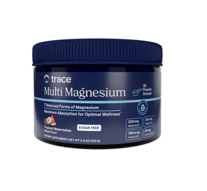 Trace Minerals Multi Magnesium Sugar Free 30 Servings Tropical Watermelon Flavor