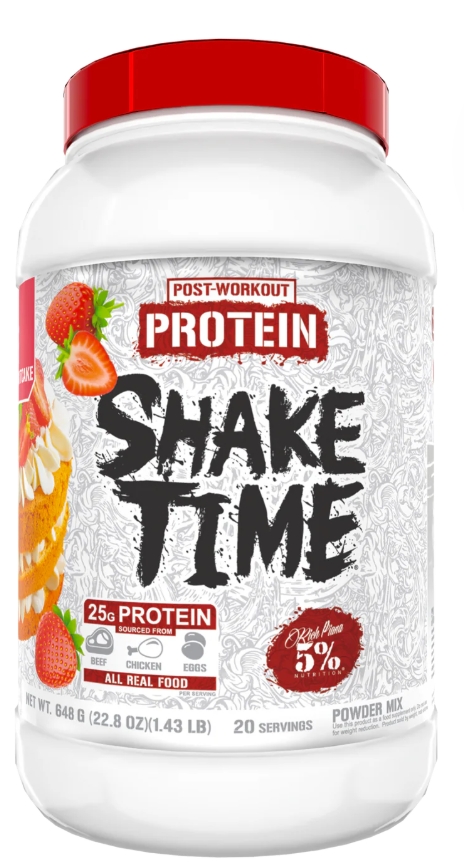 5% Nutrition Shake Time - Strawberry Shortcake