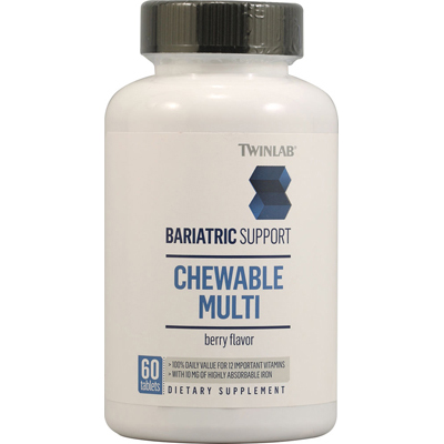 TwinLab  Bariatric Chewable Multi Mixed Berry 60 chew TEMPORARELY UNAVAILABLE 