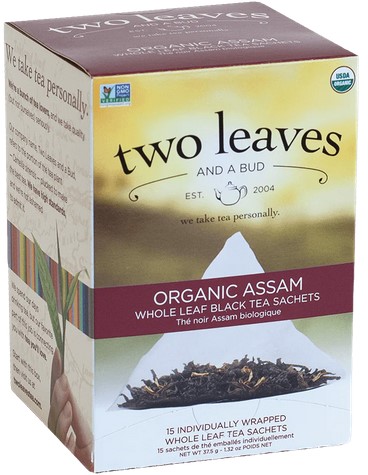 Two Leaves & A Bud Tea Assam Black Org 15 Bags-OUT OF STOCK