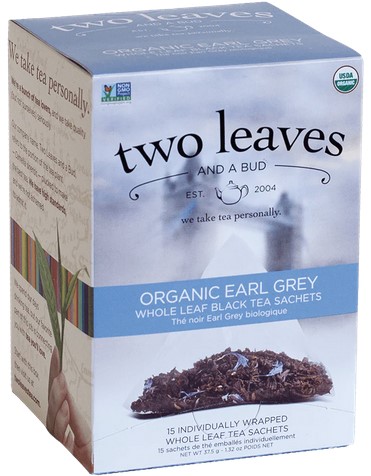 Two Leaves & A Bud Tea Earl Grey Org 15 Bags