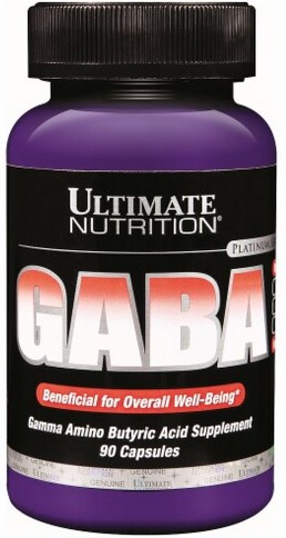 Ultimate Nutrition  GABA 750mg 90ct Capsules