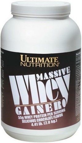 Ultimate Nutrition  Massive Whey Gainer Chocolate Chocolat4 4.4lb Powder