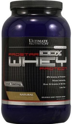 Ultimate Nutrition  Prostar Whey Natural 2lb Powder