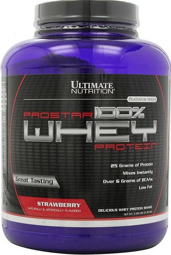Ultimate Nutrition  Prostar Whey Strawberry 5lb Powder