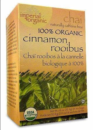 Uncle Lee's  Cinnamon Rooibos Chai Tea 100% Imperial Organic 18 bag