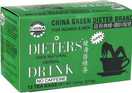 Uncle Lee's  Dieters Tea China Green 12 bag