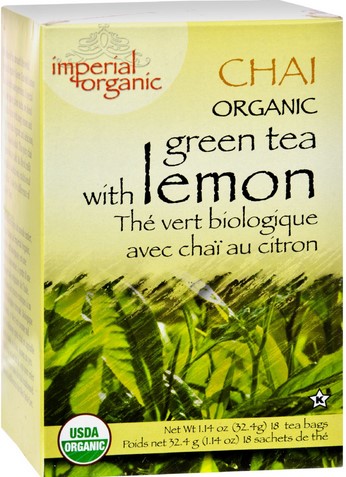 Uncle Lee's  Organic Green Tea Chai with Lemon 18 bag