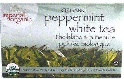 Uncle Lee's  Peppermint White Tea 100% Imperial Organic 18 bag