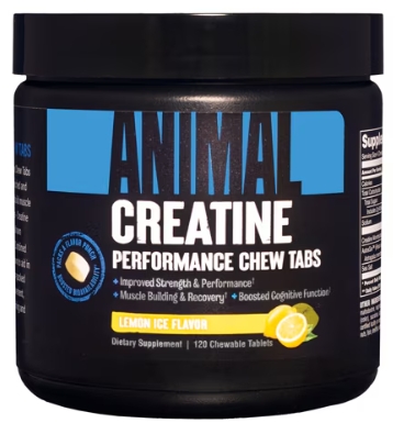 Universal Animal Creatine Monohydrate Chews Lemon Ice 120 chews