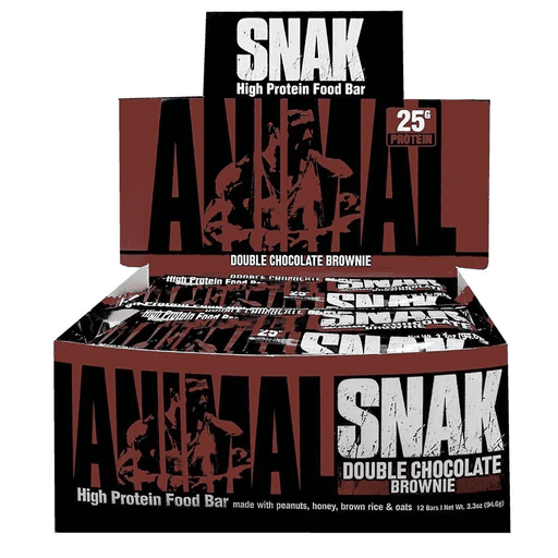 Universal Nutrition  Animal Snak Bar 12/3.39Oz Double Chocolate Brownie