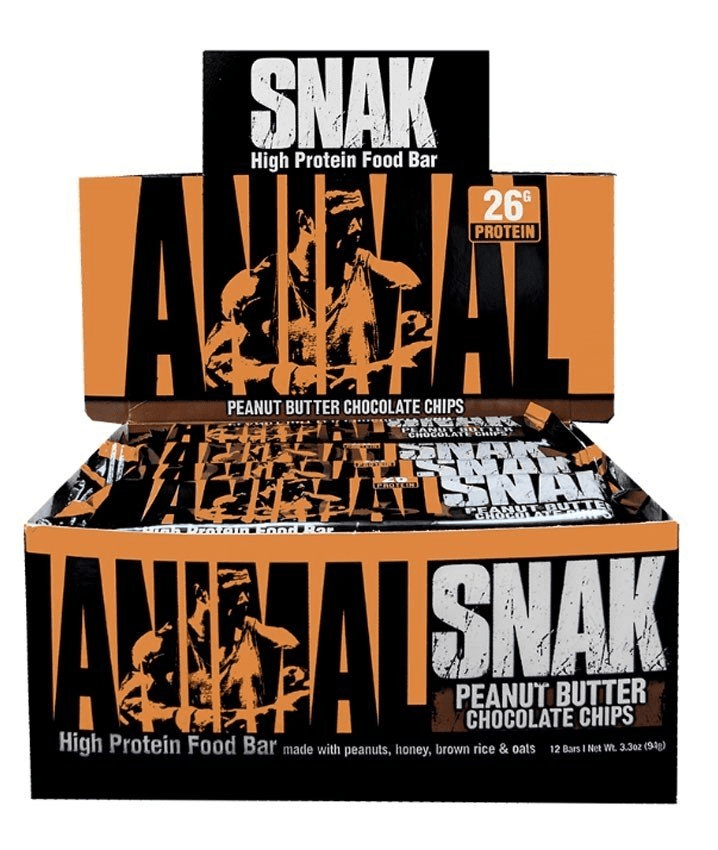 Universal Nutrition  Animal Snak Bar 12/3.39Oz Peanut Butter Chocolate Chip
