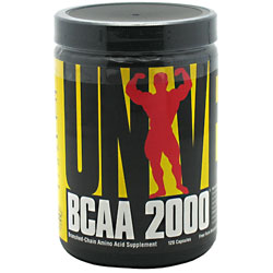 Universal Nutrition BCAA 2000 120 Caps     TEMPORARILY UNAVAILABLE