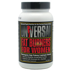 Universal Nutrition Fat Burners For Women 120 Tabs