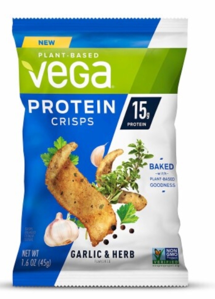 Vega - Protein Crisp Garlic & Herb 12 Box