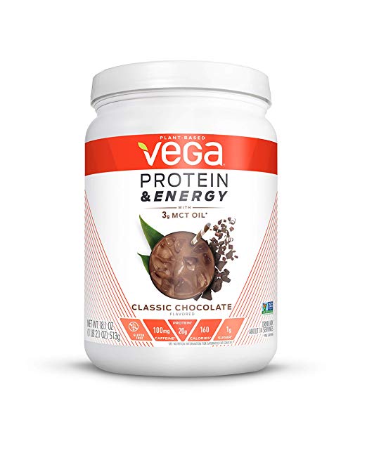 Vega - Protein & Energy Chocolate 1Lb       TEMPORARILY UNAVAILABLE